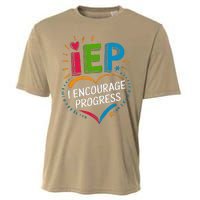 Special Education Teacher Support Iep I Encourage Progress Cooling Performance Crew T-Shirt