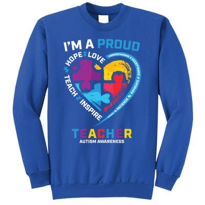 Special Ed Teacher Autism Awareness Funny Gift Autism Teachers Great Gift Sweatshirt