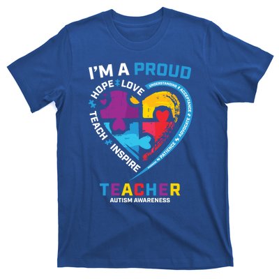 Special Ed Teacher Autism Awareness Funny Gift Autism Teachers Great Gift T-Shirt