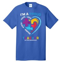 Special Ed Teacher Autism Awareness Funny Gift Autism Teachers Great Gift Tall T-Shirt