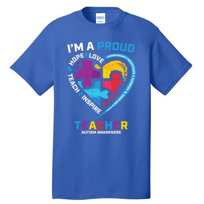 Special Ed Teacher Autism Awareness Funny Gift Autism Teachers Great Gift Tall T-Shirt