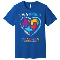 Special Ed Teacher Autism Awareness Funny Gift Autism Teachers Great Gift Premium T-Shirt