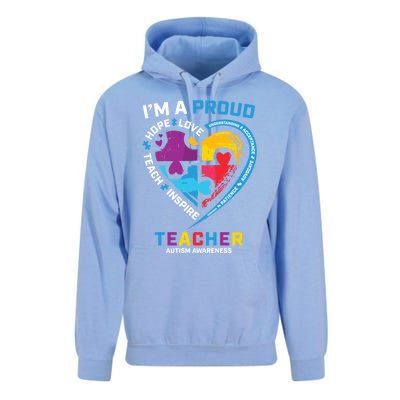 Special Ed Teacher Autism Awareness Funny Gift Autism Teachers Great Gift Unisex Surf Hoodie