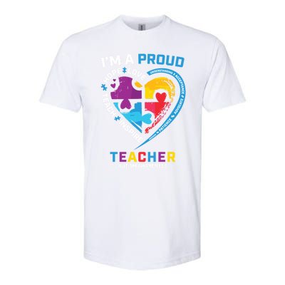 Special Ed Teacher Autism Awareness Funny Gift Autism Teachers Great Gift Softstyle CVC T-Shirt