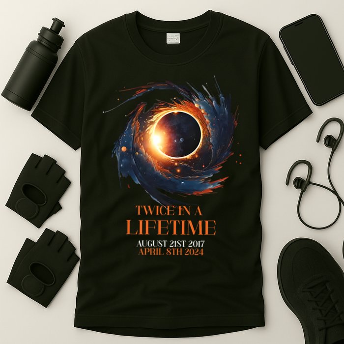 Solar Eclipse Twice In Lifetime 2024 Solar Eclipse T-Shirt