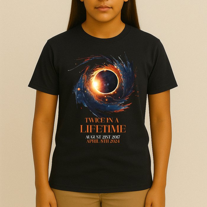 Solar Eclipse Twice In Lifetime 2024 Solar Eclipse T-Shirt