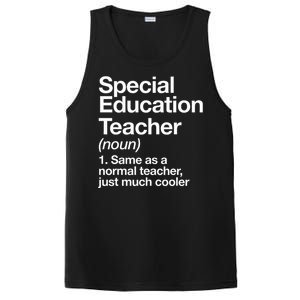 Special Education Teacher Definition Funny Back To School PosiCharge Competitor Tank