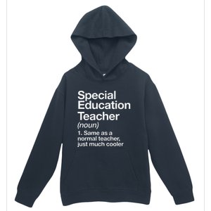 Special Education Teacher Definition Funny Back To School Urban Pullover Hoodie