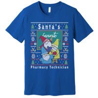 Santas Elfs Ugly Christmas Pharmacytechnician Gift Premium T-Shirt