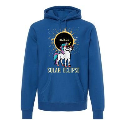 Solar Eclipse Unicorn 04.08.24 Teen Premium Hoodie