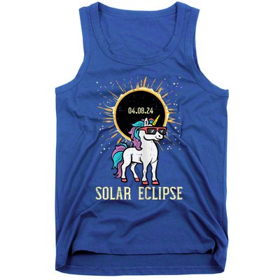 Solar Eclipse Unicorn 04.08.24 Teen Tank Top