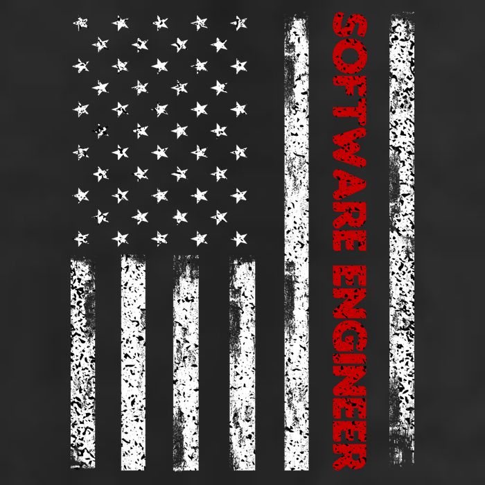 Software Engineer USA Flag Adult Drive Performance Visor