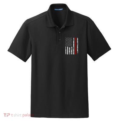 Software Engineer USA Flag Dry Zone Grid Polo
