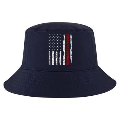 Software Engineer USA Flag Cool Comfort Performance Bucket Hat