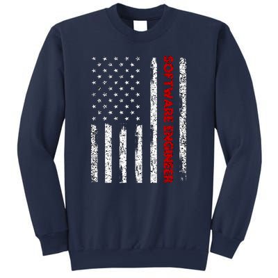 Software Engineer USA Flag Sweatshirt