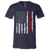Software Engineer USA Flag V-Neck T-Shirt