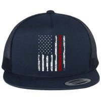 Software Engineer USA Flag Flat Bill Trucker Hat