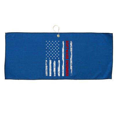 Software Engineer USA Flag Large Microfiber Waffle Golf Towel