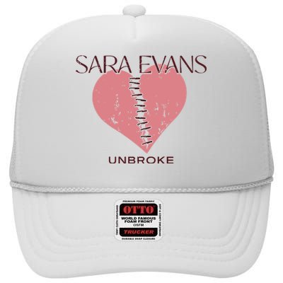 Sara Evans Unbroke High Crown Mesh Back Trucker Hat