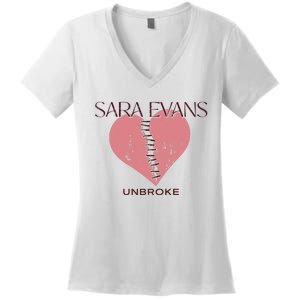 Sara Evans Unbroke Women's V-Neck T-Shirt