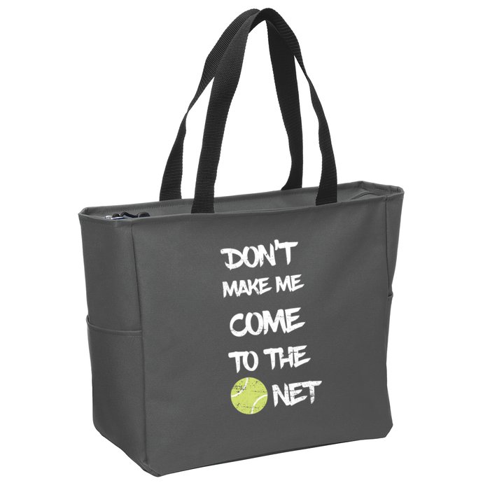 DonT Make Me Come To The Net Zip Tote Bag