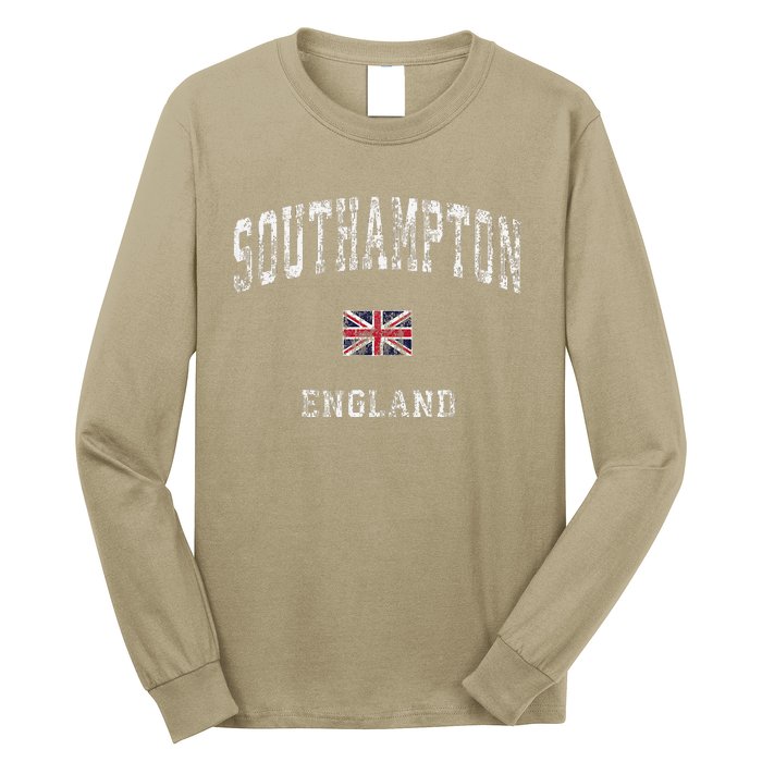 Southampton England Vintage Athletic Sports Long Sleeve Shirt