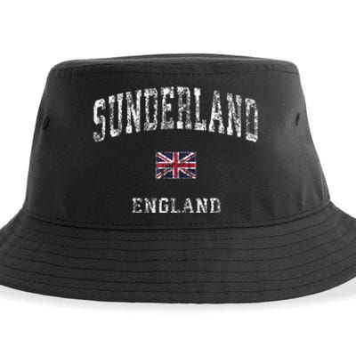 Sunderland England Vintage Athletic Sports Sustainable Bucket Hat