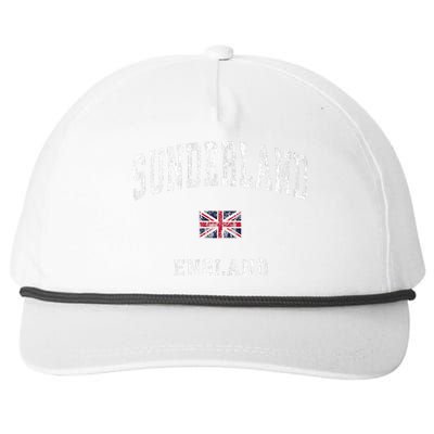 Sunderland England Vintage Athletic Sports Snapback Five-Panel Rope Hat