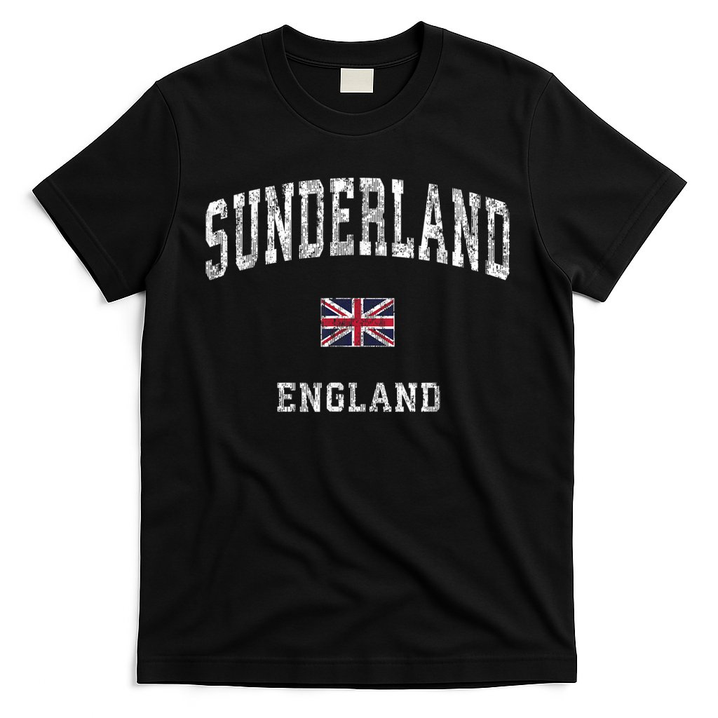 Sunderland England Vintage Athletic Sports Design T-Shirt