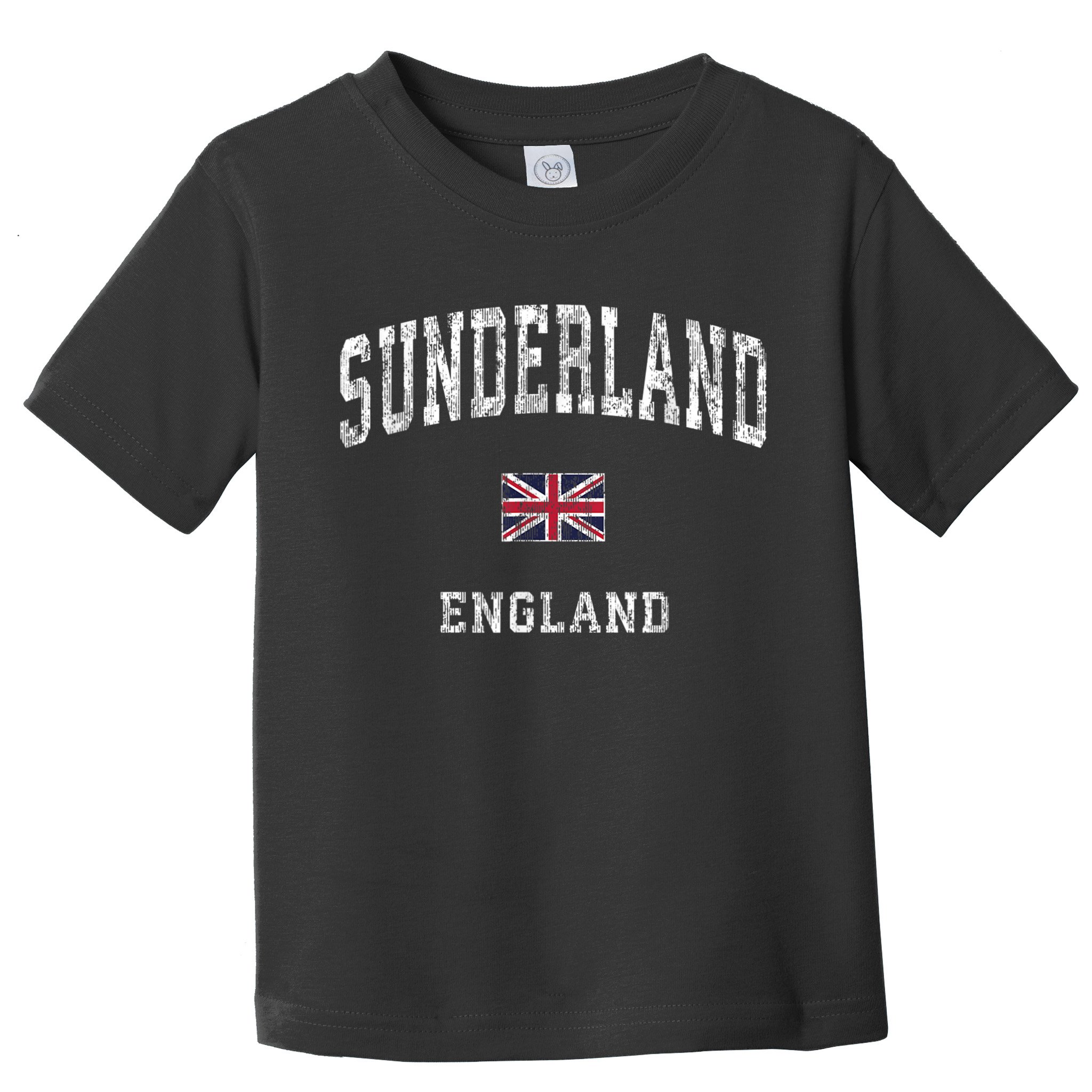 Sunderland England Vintage Athletic Sports Design Toddler T-Shirt