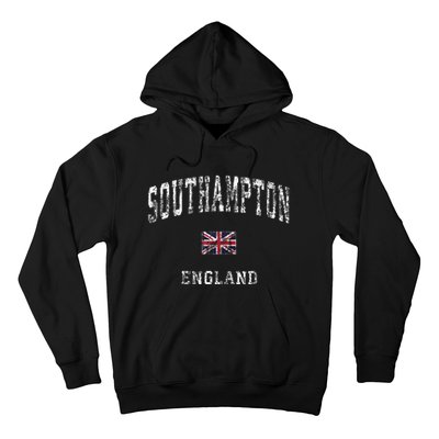 Southampton England Vintage Athletic Sports Design Hoodie