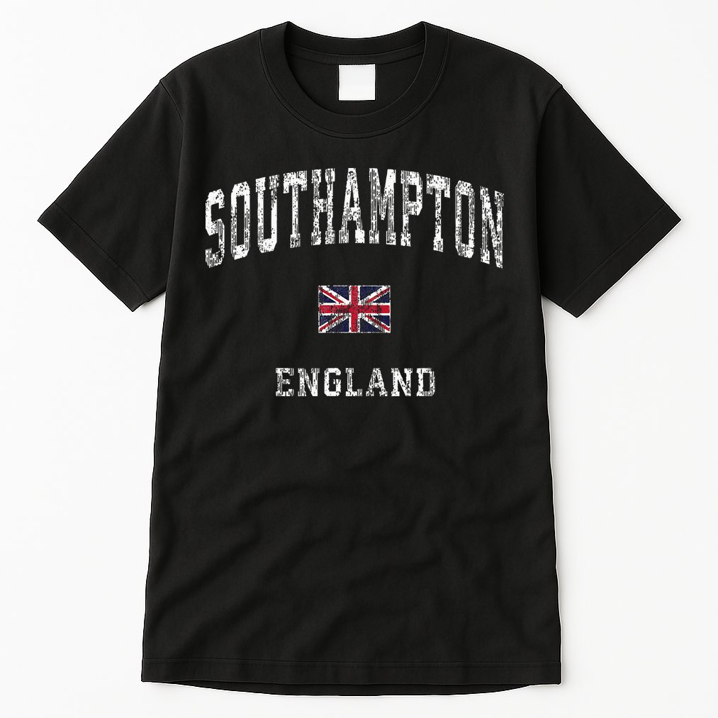 Southampton England Vintage Athletic Sports Design Tall T-Shirt