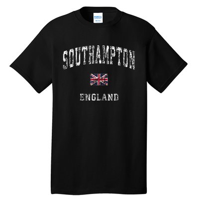 Southampton England Vintage Athletic Sports Design Tall T-Shirt