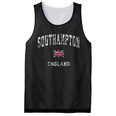 Southampton England Vintage Athletic Sports Design Mesh Reversible Basketball Jersey Tank