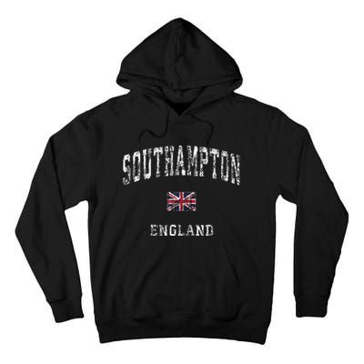 Southampton England Vintage Athletic Sports Design Tall Hoodie