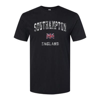 Southampton England Vintage Athletic Sports Design Softstyle CVC T-Shirt