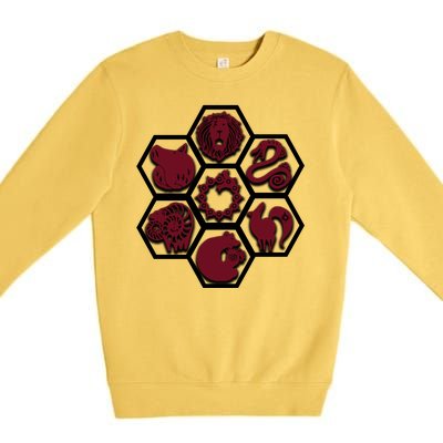 Seven Deadly Sins Emblems Premium Crewneck Sweatshirt