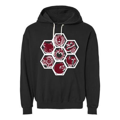 Seven Deadly Sins Emblems Garment-Dyed Fleece Hoodie