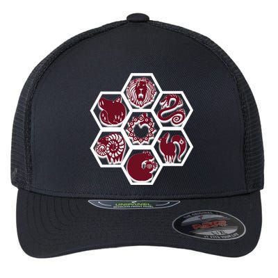 Seven Deadly Sins Emblems Flexfit Unipanel Trucker Cap