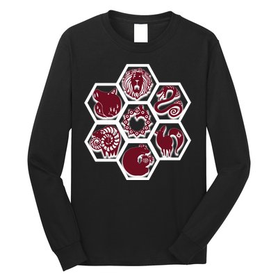 Seven Deadly Sins Emblems Long Sleeve Shirt