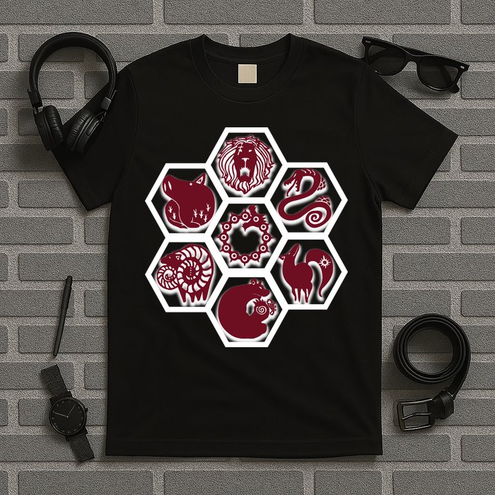 Seven Deadly Sins Emblems T-Shirt