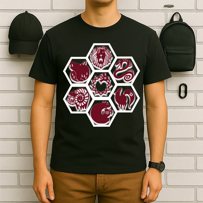 Seven Deadly Sins Emblems T-Shirt