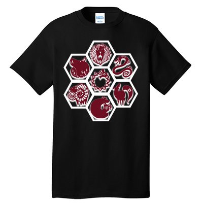 Seven Deadly Sins Emblems Tall T-Shirt