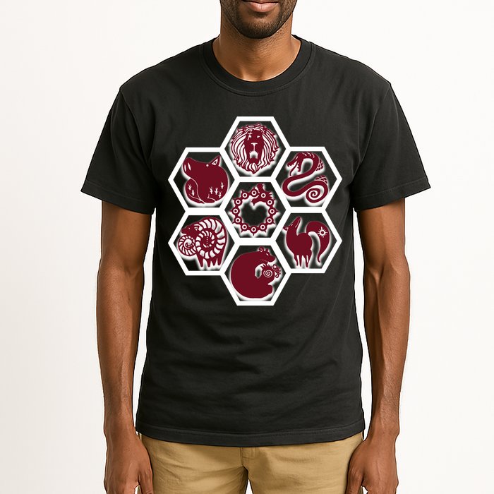 Seven Deadly Sins Emblems Tall T-Shirt