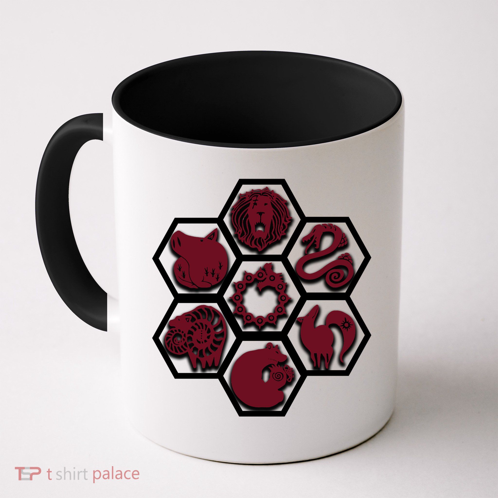 Seven Deadly Sins Emblems Mug