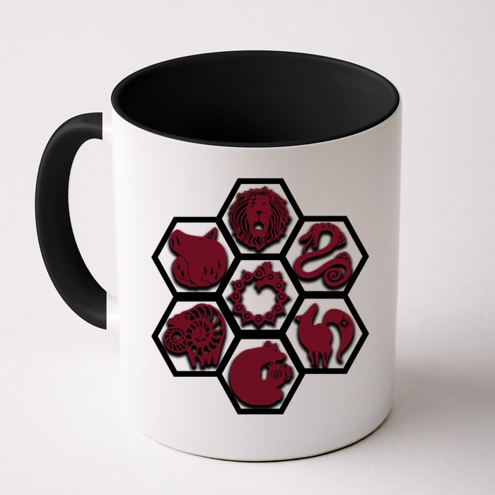 Seven Deadly Sins Emblems Mug