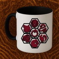 Seven Deadly Sins Emblems Mug