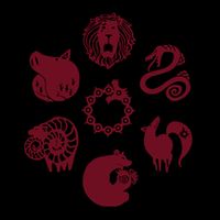 Seven Deadly Sins Emblems Mug