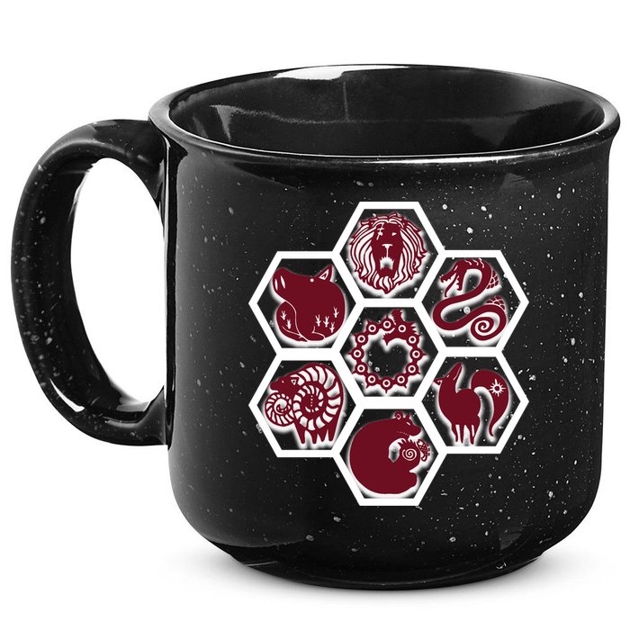 Seven Deadly Sins Emblems 15oz Campfire Ceramic Mug