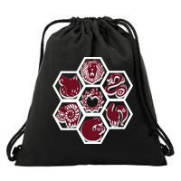 Seven Deadly Sins Emblems Drawstring Bag
